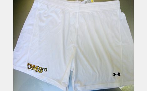 DMS11 - Youth Soccer in Ventura County | Girls Game and Training Gear - Shorts - White or Black